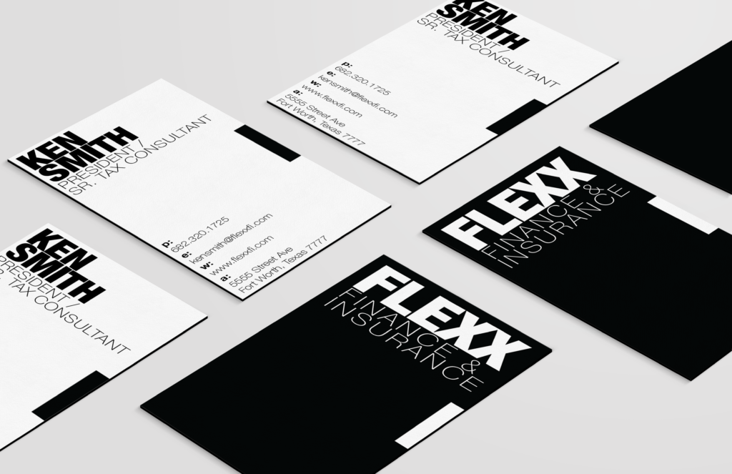 flexx finance business card
